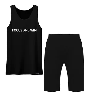 ست تاپ و شلوارک مردانه 27 مدل Focus And Win کد MH968