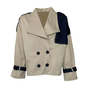 بارانی زنانه کد 7004 رنگ کرم