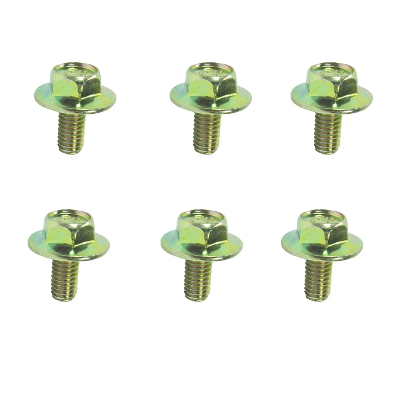 پیچ گلگیر خودرو کالانیکس مدل PICH-PRIDE-100393 طرح کوتاه مناسب برای پراید بسته 6 عددی