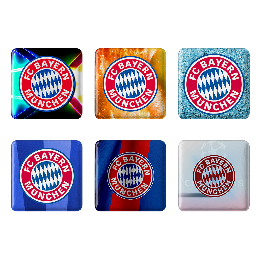 مگنت خندالو طرح باشگاه بایرن مونیخ FC Bayern Munich کد 1721A مجموعه 6 عددی
