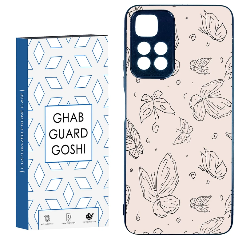 کاور قاب گارد گوشی طرح پروانه کد TPU-238 مناسب برای گوشی موبایل شیائومی Redmi Note 11 Pro Plus 5G