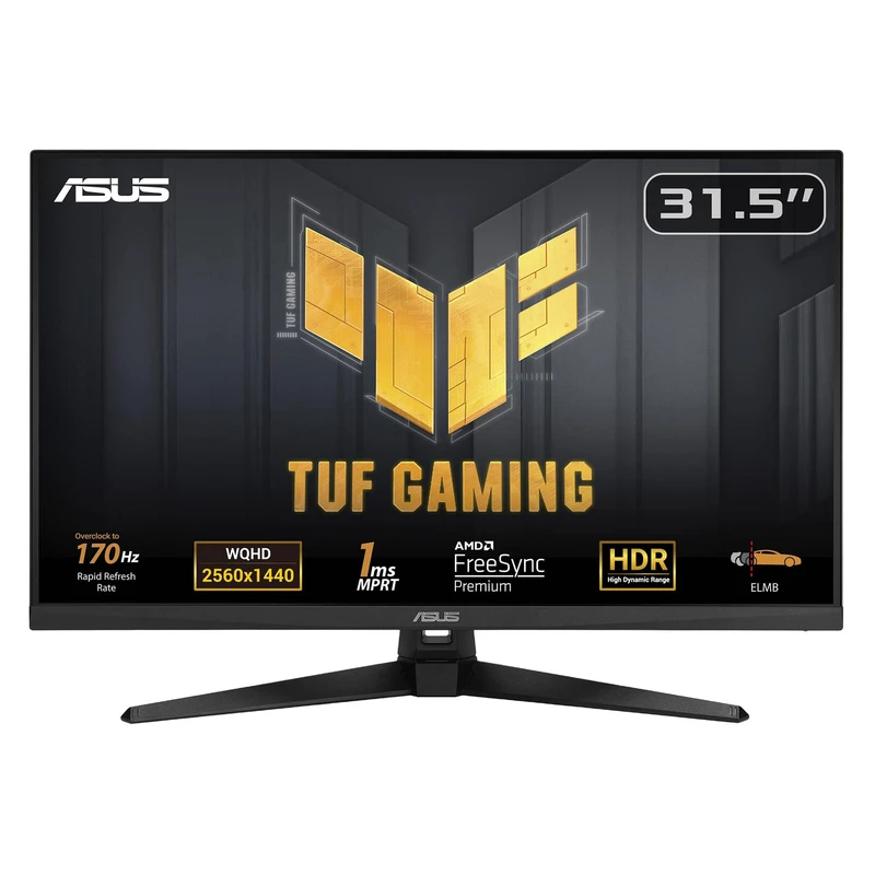 عکس شماره 3 : مانیتور گیمینگ 31.5 اینچ ایسوس مدل tuf gaming vg32aqa1a