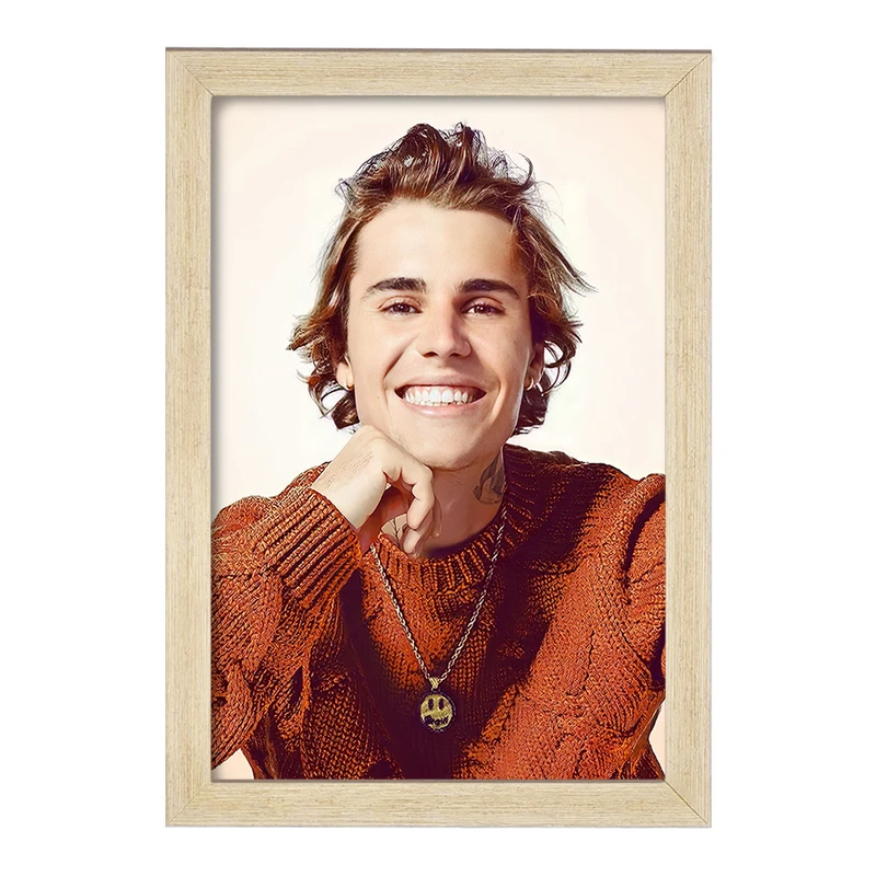 تابلو خندالو مدل جاستین بیبر Justin Bieber  کد 19019