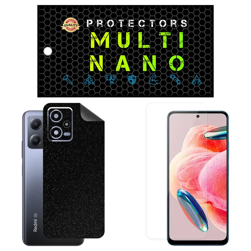 محافظ صفحه نمایش مولتی نانو مدل X-SFG مناسب برای گوشی موبایل شیائومی Redmi Note 12 به همراه برچسب پوششی