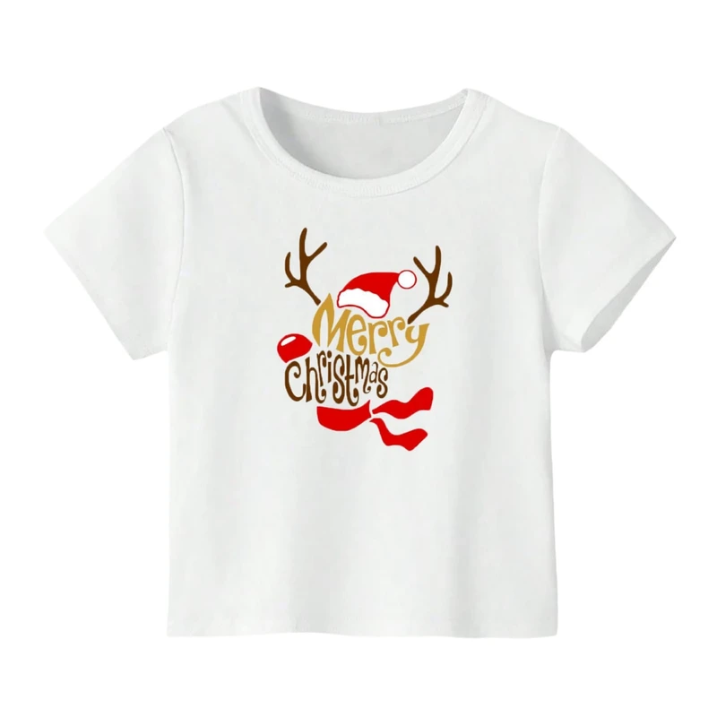 تی شرت آستین کوتاه بچگانه مدل نوشته کریسمس کد 26