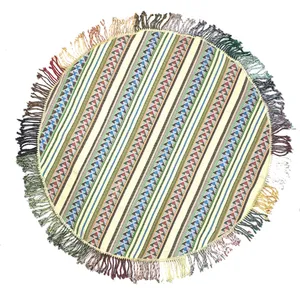 جاجیم دستباف یک متری مدل گرد کد 121