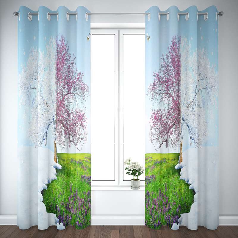 پرده مدل پانچی DK300 38 سایز 300x135 سانتی متر