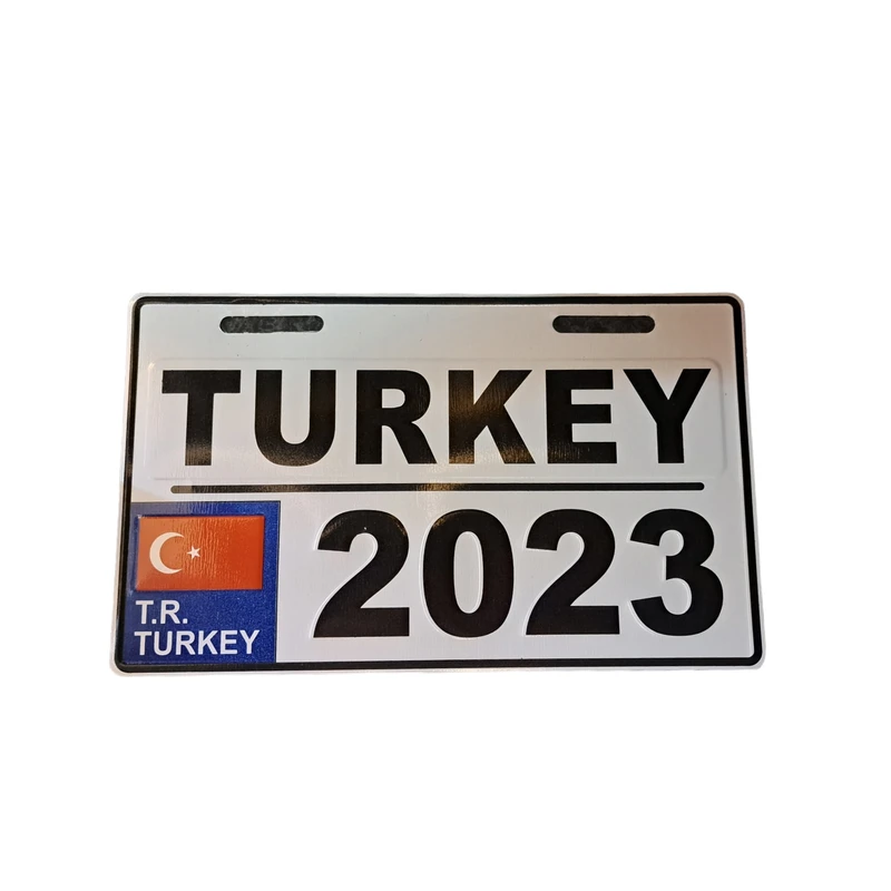 پلاک موتور سیکلت کد TURKEY-2023