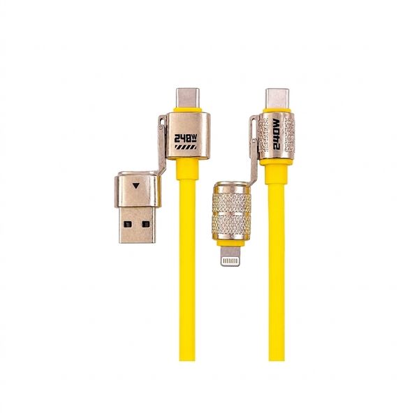 کابل تبدیل USB / USB-C به لایتنینگ / USB-C مولتی فانکشن مدل S228 طول 1 متر