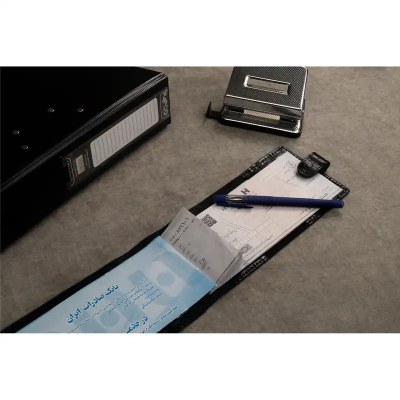 کیف دسته چک چرم عطارد مدل K19