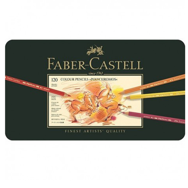 مداد رنگی 120 رنگ فابر کاستل مدل Polychromos کد 62817