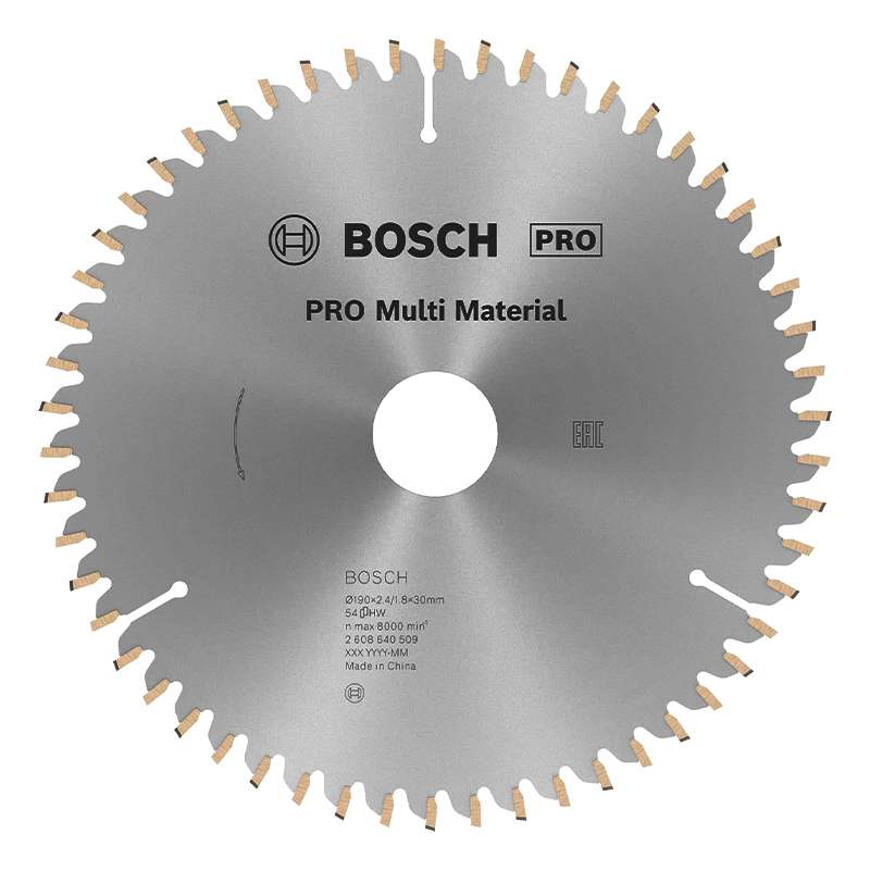تیغ اره سینی چند منظوره بوش مدل PRO Multi Material - 190 MM تیغ اره سینی چند منظوره بوش مدل PRO Multi Material - 190 MM