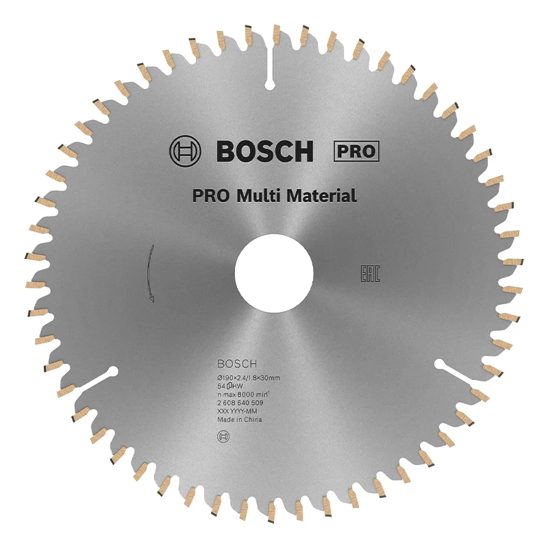 صفحه برش اره دیسکی چند منظوره بوش مدل  PRO Multi Material - 190 MM