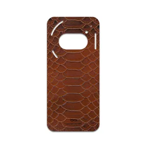 MAHOOT Brown-Snake-Leather Cover Sticker for Nothing Phone 2a