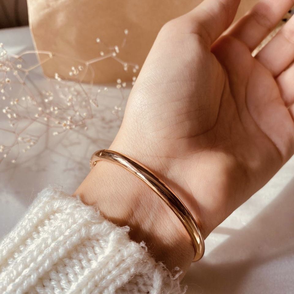 دستبند النگویی زنانه ژوپینگ مدل نگینی کد 791 -  - 4