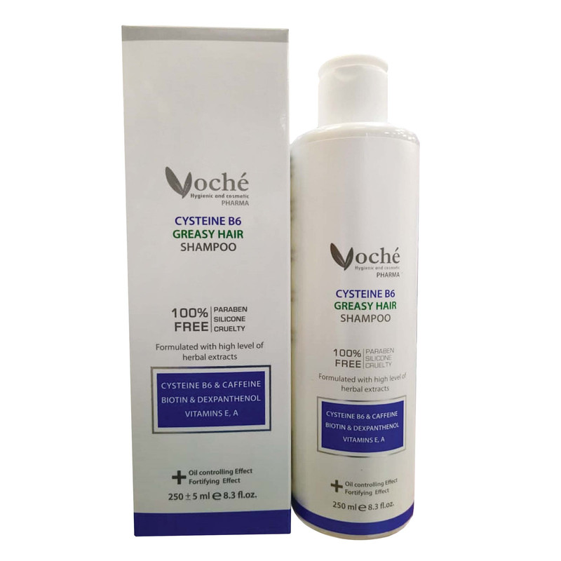 شامپو ضد ریزش مو وچه مدل CYSTEINE B6 حجم 250 میلی‌لیتر