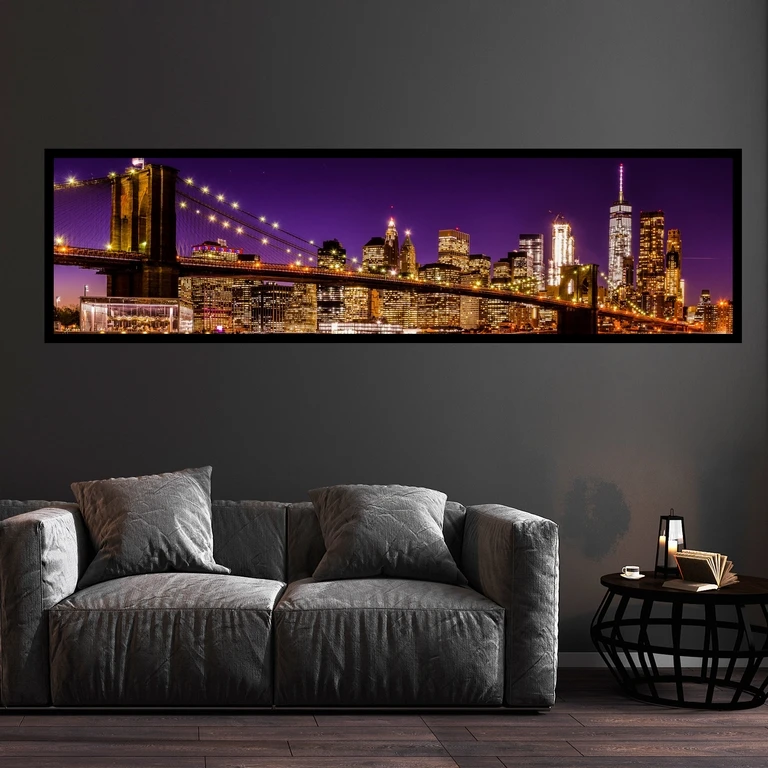 تابلو بکلیت طرح منظره شهری مدل کشیده B-7416