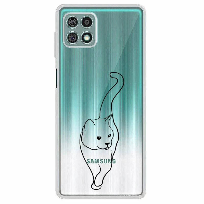 کاور مگافون طرح گربه مدل C60-B مناسب برای گوشی موبایل سامسونگ Galaxy A22 5G