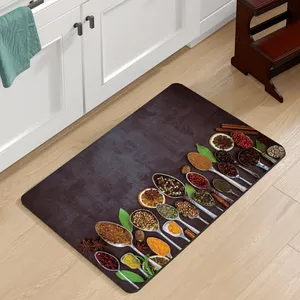 پادری مدل آشپزخانه طرح قاشق ادویه کد M4-603 سایز 46×76 سانتی متر 