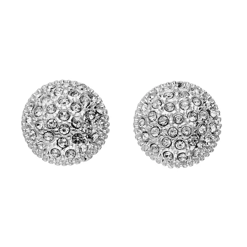 گوشواره زنانه مدل Glittery button