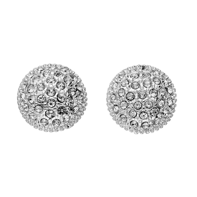 گوشواره زنانه مدل Glittery button