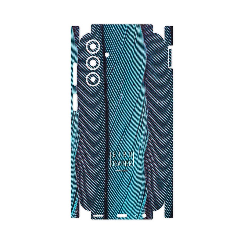 برچسب پوششی ماهوت مدل Turquoise feathers-FullSkin مناسب برای گوشی موبایل سامسونگ Galaxy A15