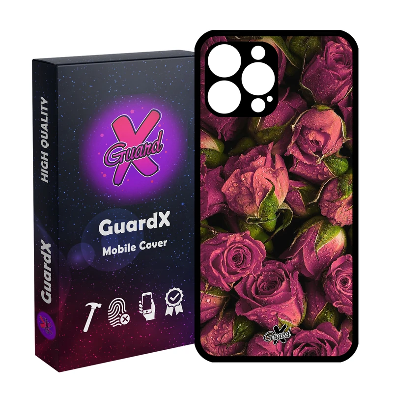 کاور گارد ایکس طرح Flower مدل Glass10006 مناسب برای گوشی موبایل اپل iPhone 14 Pro Max