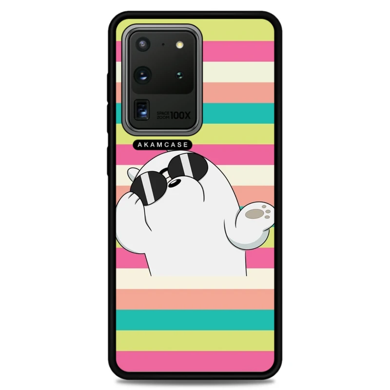 کاور آکام مدل AMCWSGS20U-BARE BEAR11 مناسب برای گوشی موبایل سامسونگ Galaxy S20 Ultra