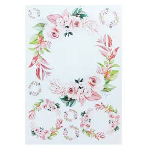 برچسب ترنسفر مدل حلقه گل کد 3