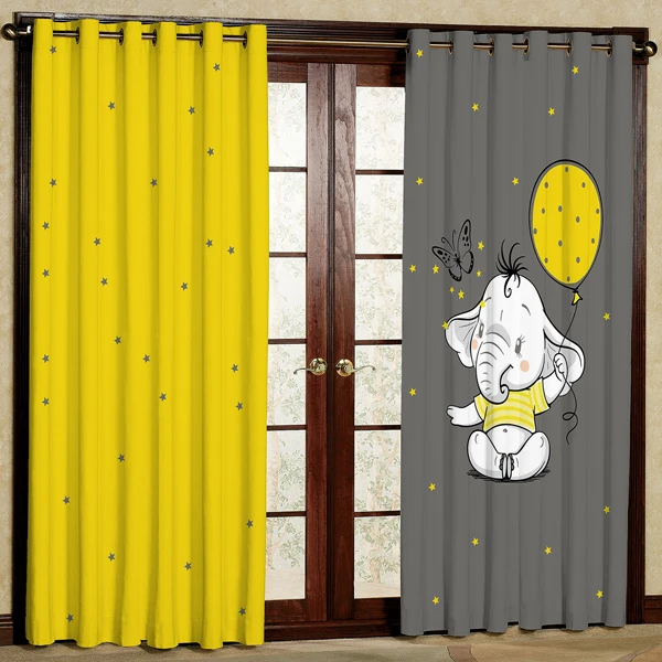 پرده مدل مخمل پانچی کد 6636 سایز 280x140 سانتی متر