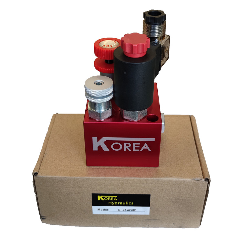شیر برقی هیدرولیک مدل ET-02-220V شیر برقی هیدرولیک مدل ET-02-220V