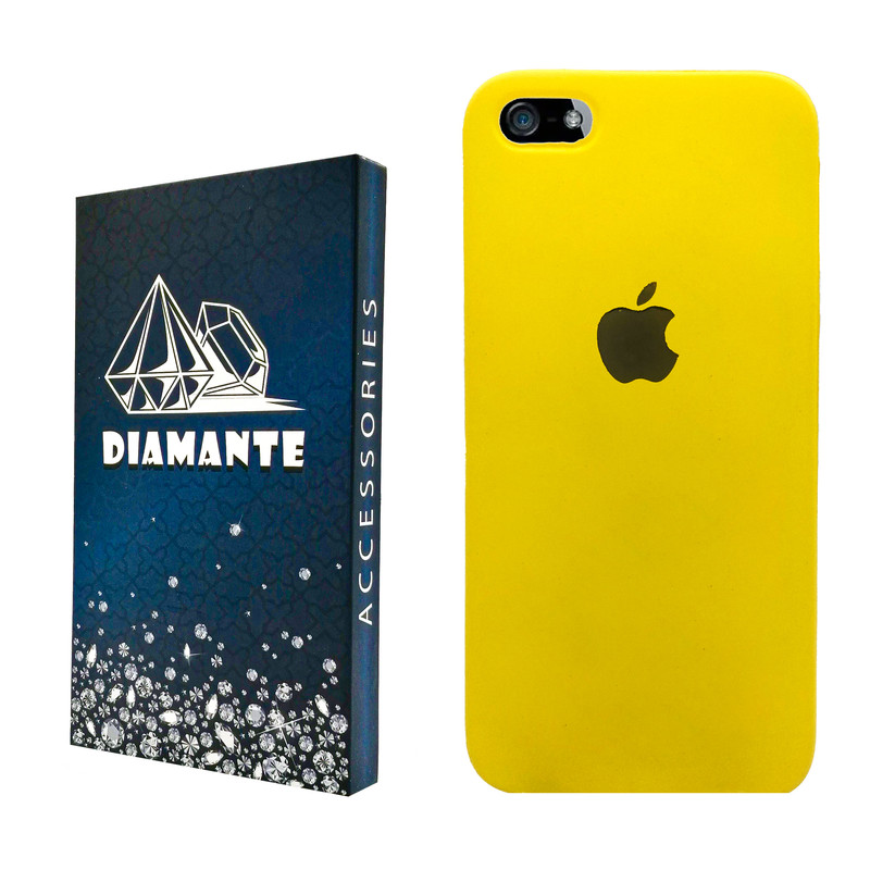 کاور دیامانته مدل Silicio Navy مناسب برای گوشی موبایل اپل iphone 5 / 5s / Se