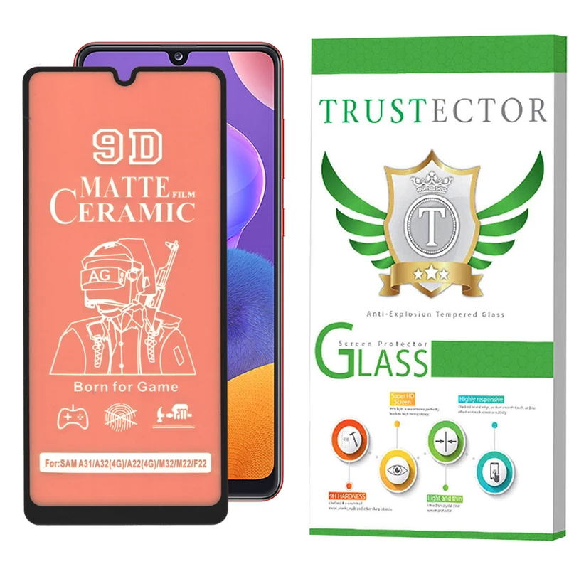 محافظ صفحه نمایش سرامیکی مات تراستکتور مدل CATA مناسب برای گوشی موبایل سامسونگ Galaxy A31