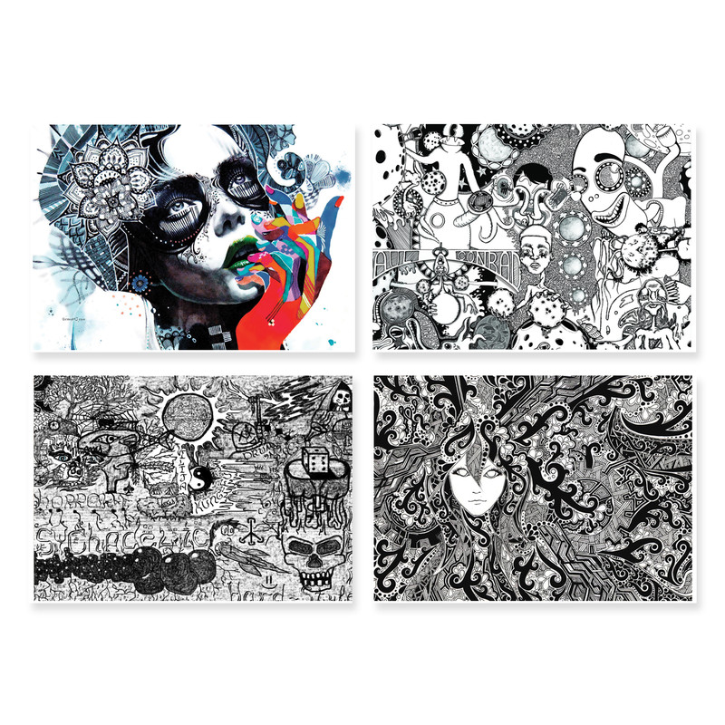 پوستر کد A-1980 مجموعه 4 عددی