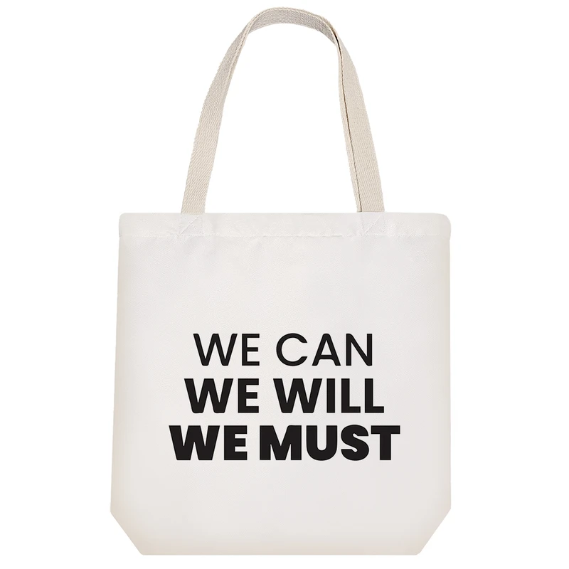 ساک خرید خندالو طرح We Can We Will We Must  کد 6533