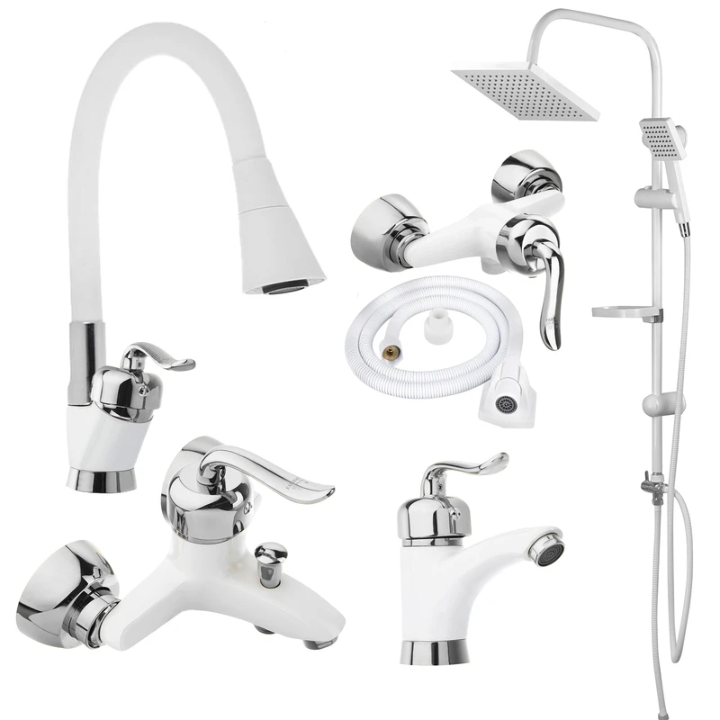 ست شیرآلات فراست پویا مدل قاصدک شیپوری مجموعه 6 عددی