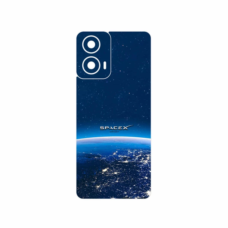 برچسب پوششی ماهوت مدل Space X مناسب برای گوشی موبایل موتورولا Moto G24