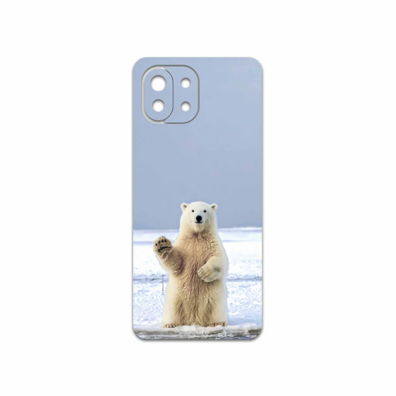 برچسب پوششی ماهوت مدل Polar-bear مناسب برای گوشی موبایل شیائومی MI 11 LITE