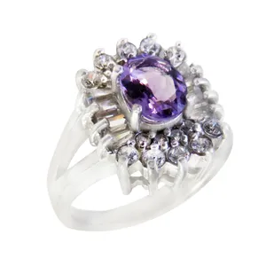 انگشتر نقره زنانه کد 2725