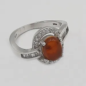 انگشتر نقره زنانه مدل 548