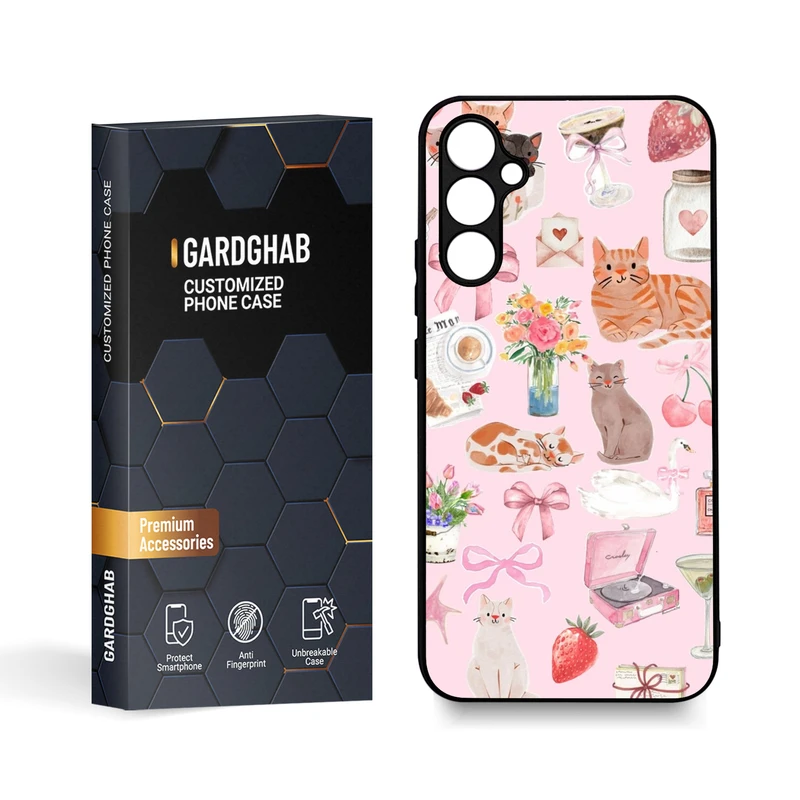 کاور گارد قاب مدل دورژله ای فانتزی مناسب برای گوشی موبایل سامسونگ Galaxy A34