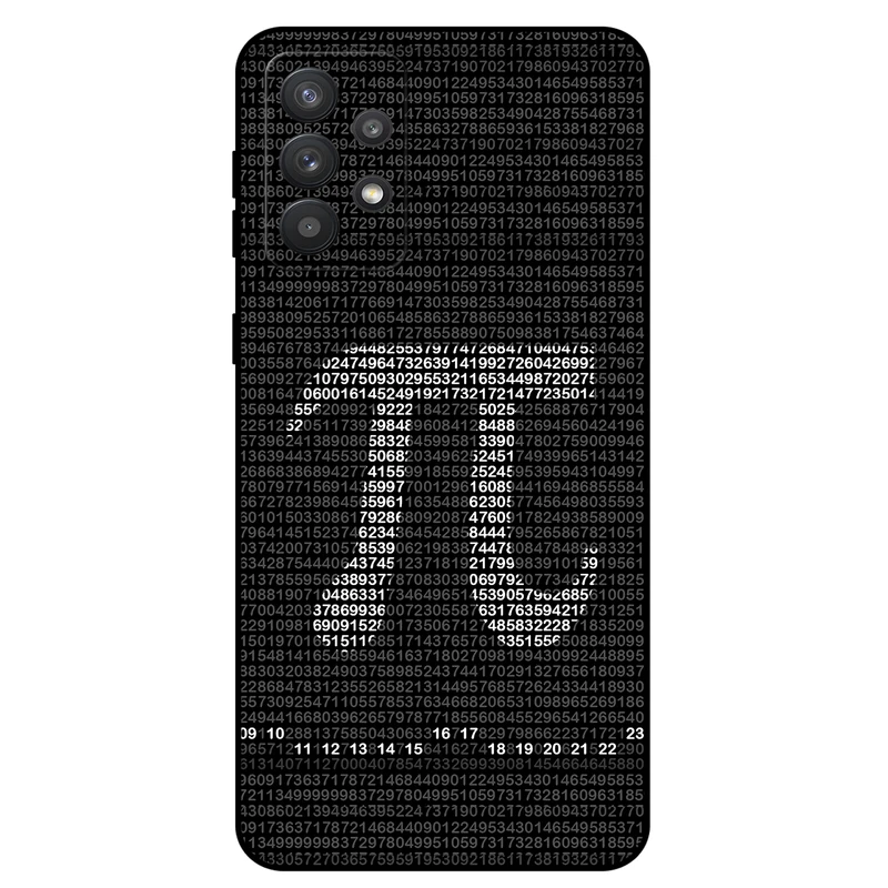 کاور مگافون طرح عدد پی مدل 7240 مناسب برای گوشی موبایل سامسونگ Galaxy A72 4G / A72 5G