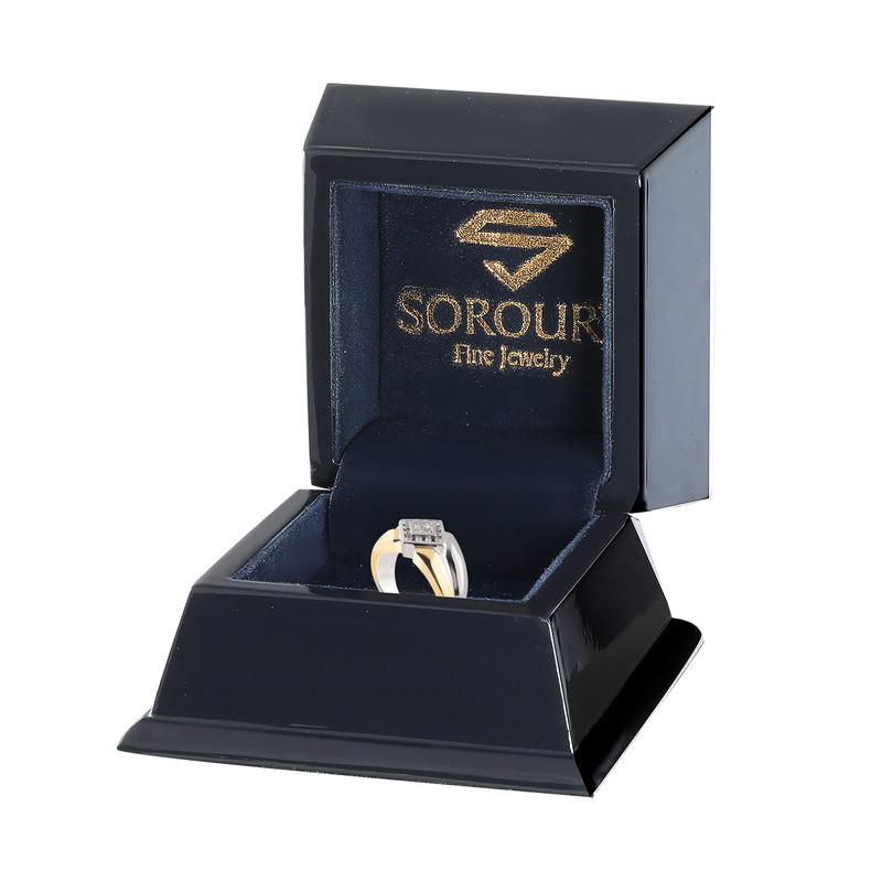 انگشتر طلا 18 عیار مردانه کد 14745