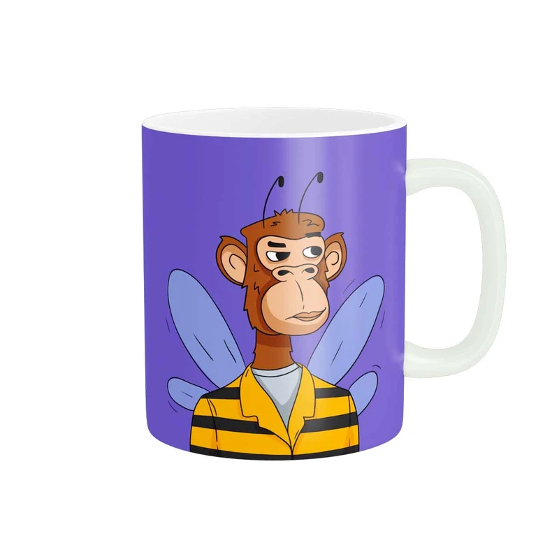 ماگ استلار طرح NFT Bored Abe ان اف تی میمون کد 1597