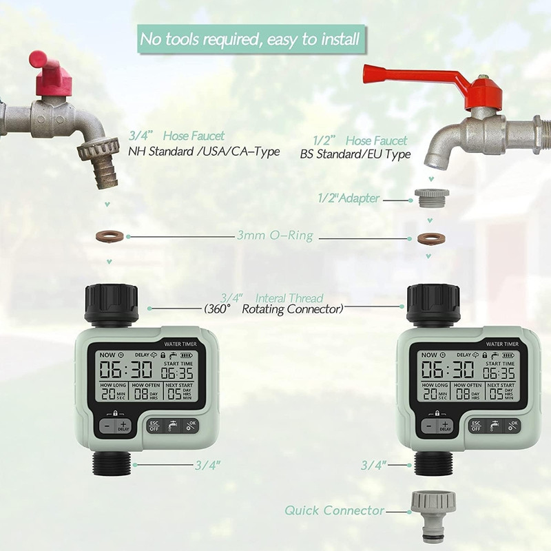 قیمت و خرید تایمر آبیاری مدل Irrigation plus