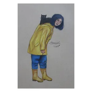 نقاشی مدل کورالین کد 01