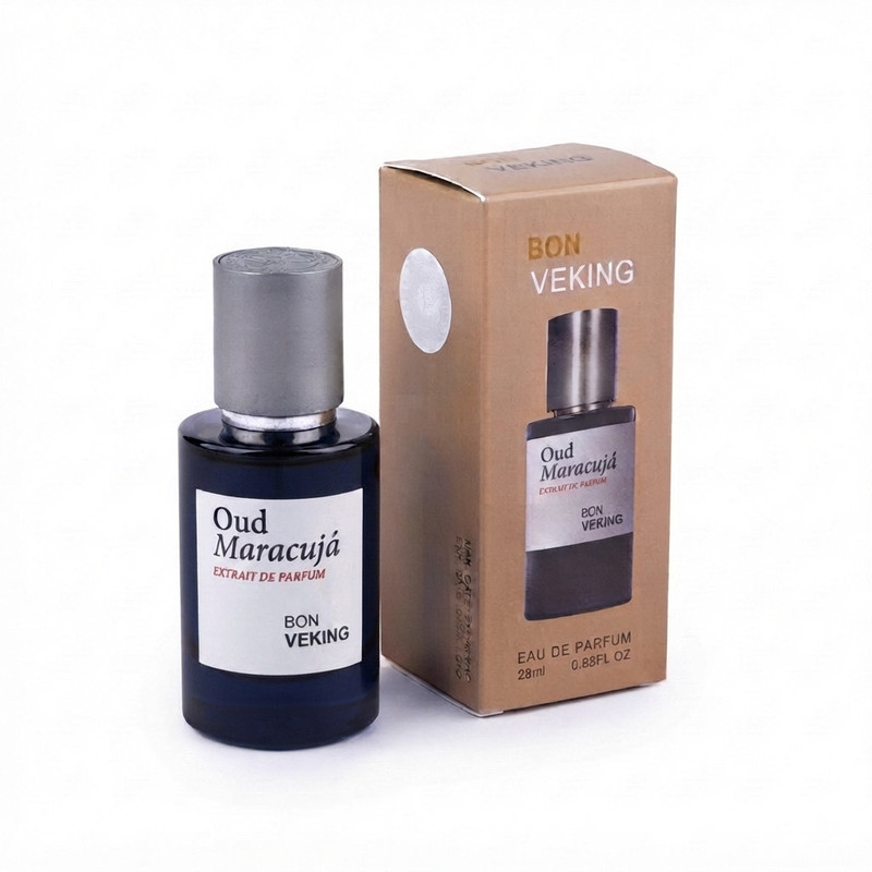 عطر جیبی مردانه بن وکینگ مدل Oud Maracuja با رایحه گرم و تلخ حجم 25 میلی‌لیتر 