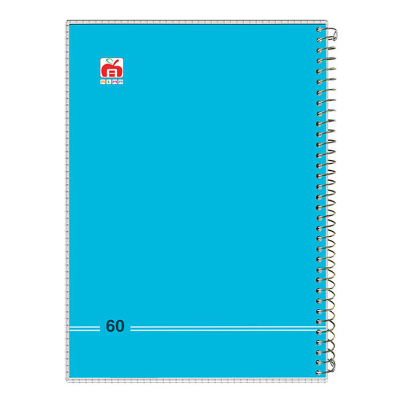 دفتر 60 برگ آلما طرح کلاسیک مدل جلد دار کد 7684