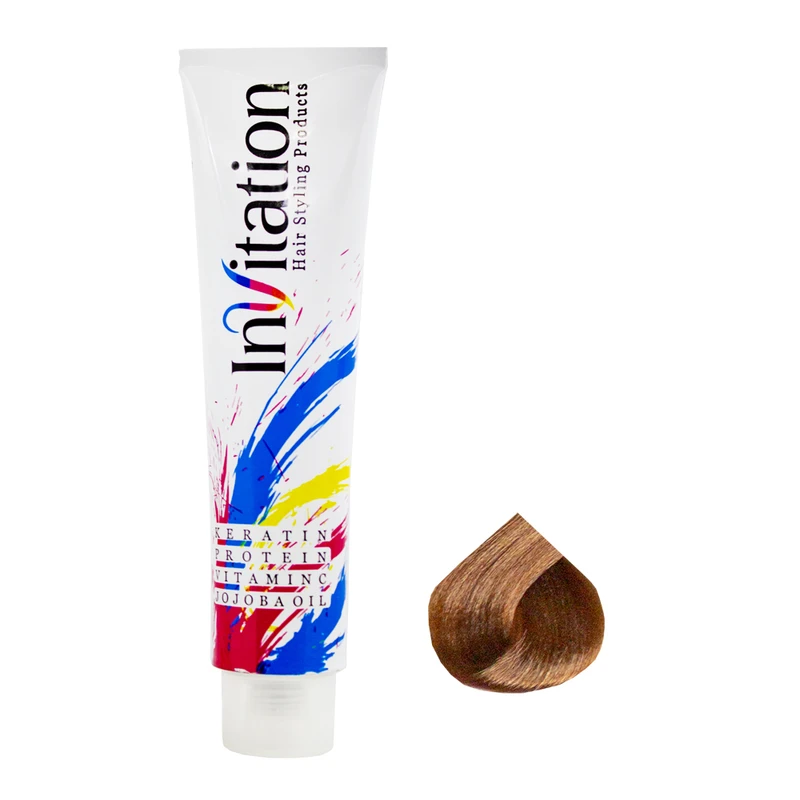 رنگ مو اینویتیشن شماره 7.65 حجم 120 میلی لیتر رنگ بلوند شکلاتی