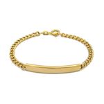 دستبند طلا 18 عیار زنانه کاپانی مدل KB018